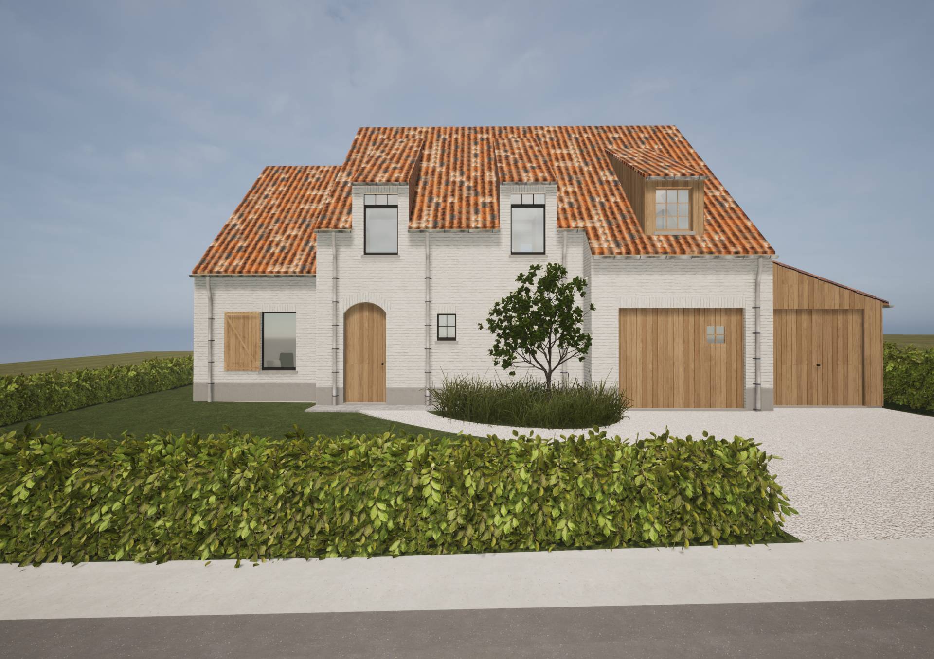 nieuwbouw Affligem | Hout in de belangrijkste bijrol banner